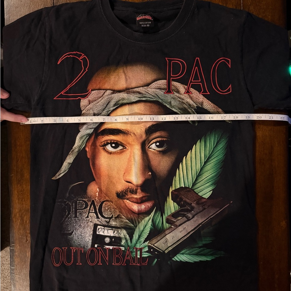 2 PAC Black Graphic T-Shirt - Picture 6 of 6